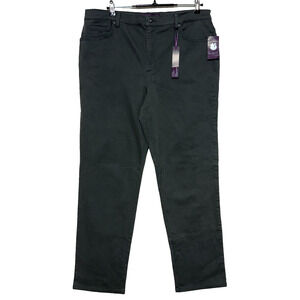 Gloria Vanderbilt Amanda Jeans 16 Gray Classic Tapered Measures 36X32 NWT